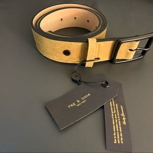 rag & bone Bourbon Brown Rugged Belt